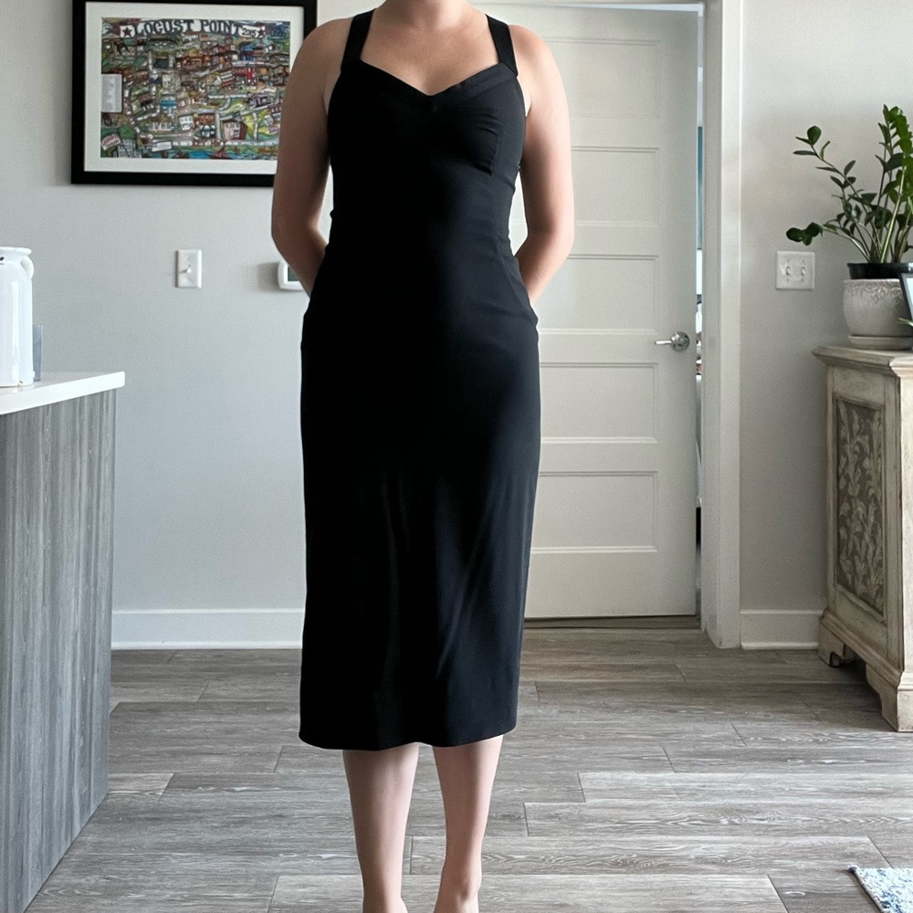 Dolce & Gabbana Strappy Black Dress